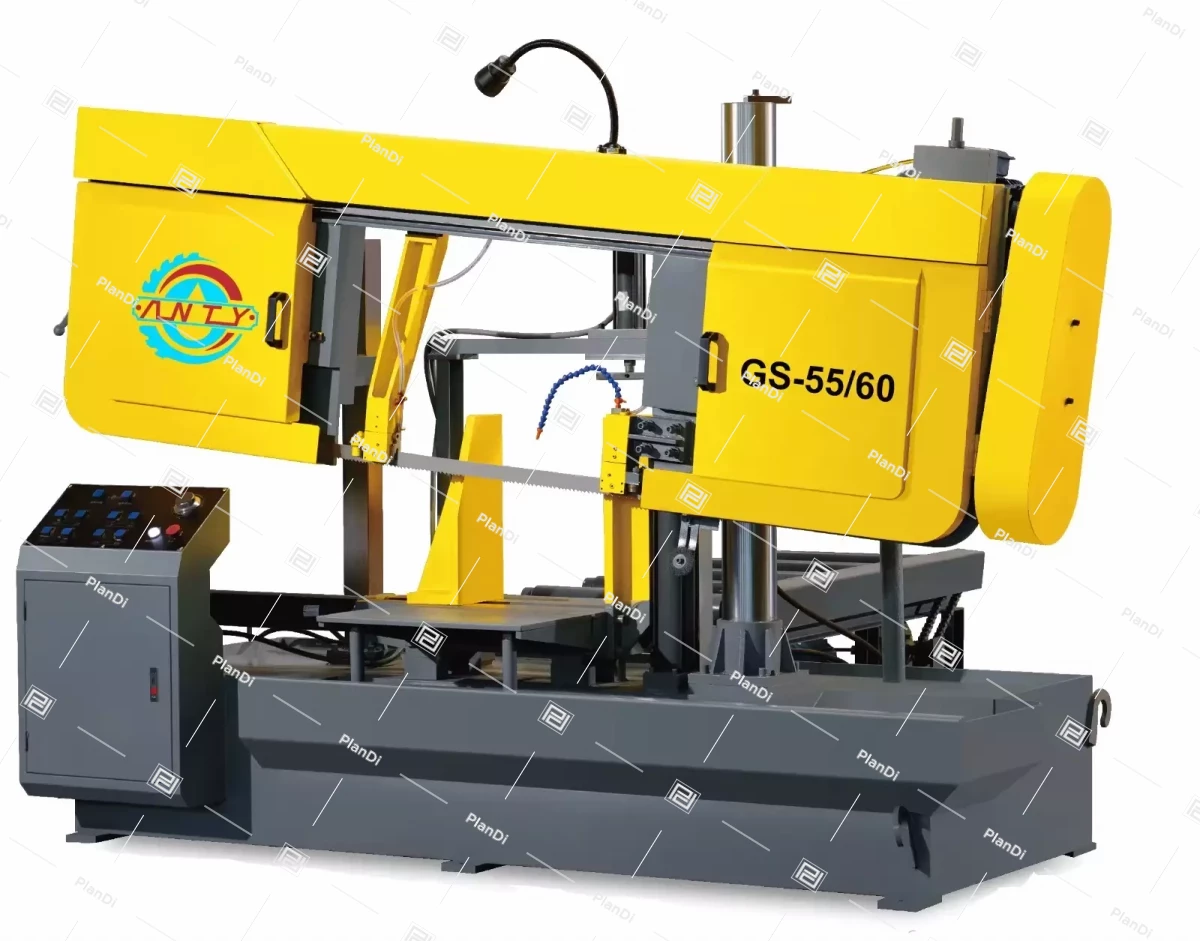 Band saw machine for cutting steel bars GS-55/60