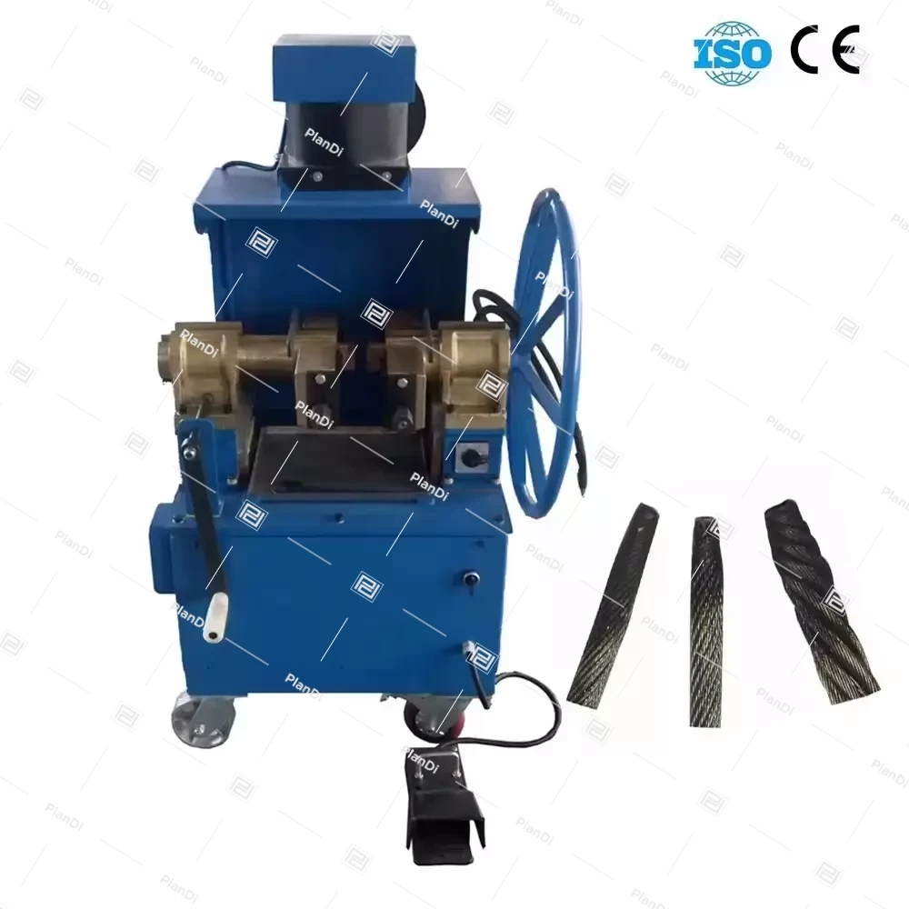 Machine for melting steel cable 6-32mm