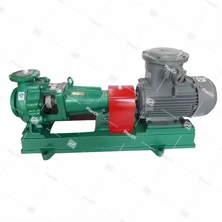 Centrifugal pump for concentrated sulfuric acid