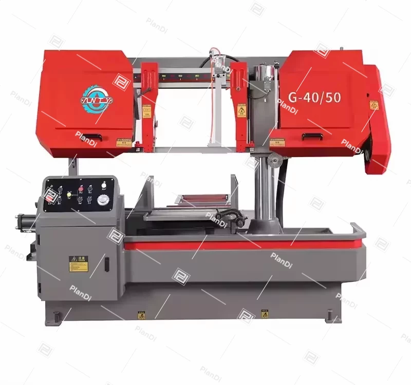 Semi-automatic band saw for cutting metal G-40/50