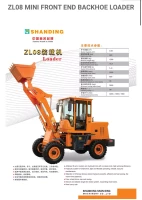 Mini Excavator Loader Model NO. ZL08