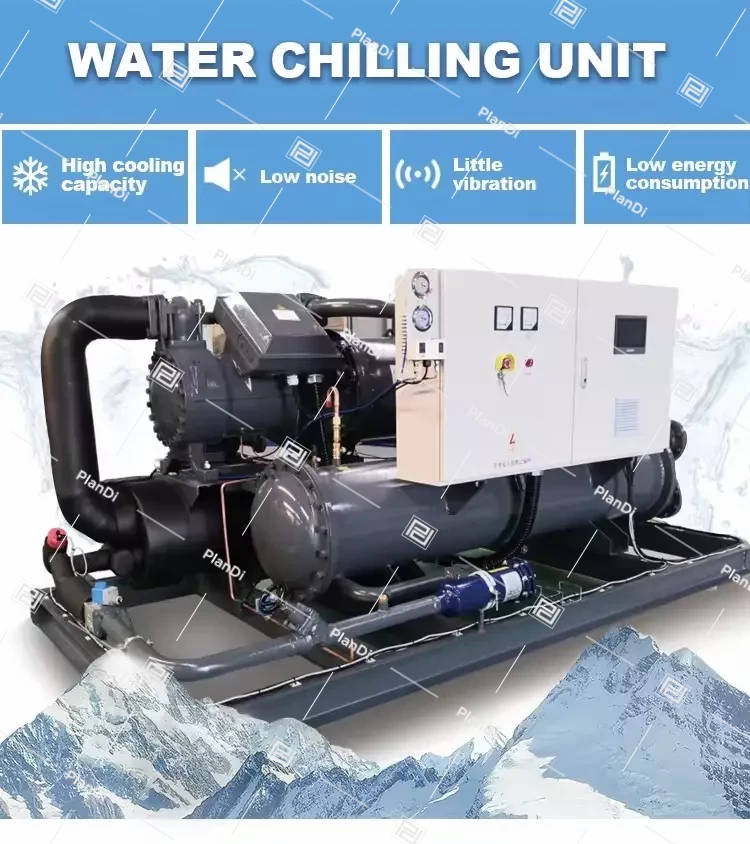 Industrial screw chiller