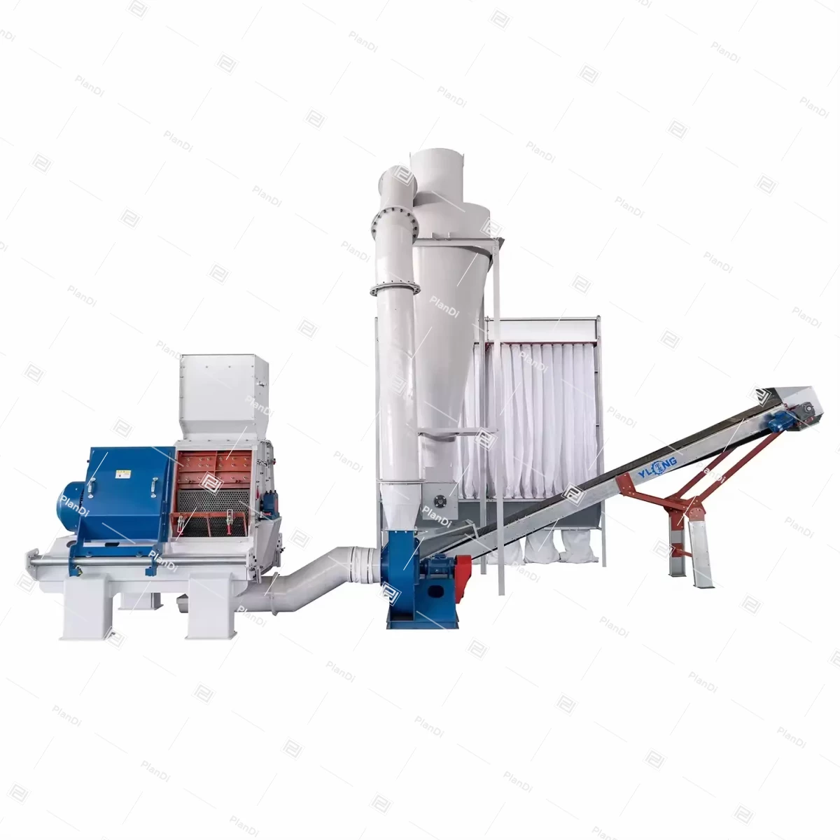 YULONG GXP75*75 Wood Chipper Machine